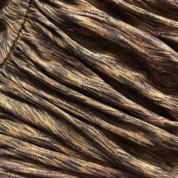 Anne Cole Brown with Gold One Piece Mokini - Picture 2 of 8